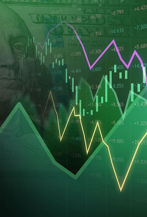 A stock market illustration.